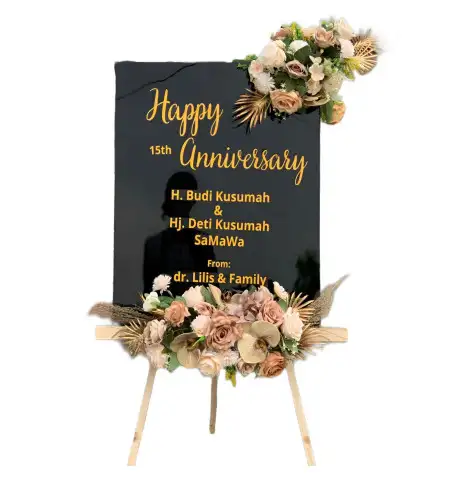 Papan Bunga Akrilik Topos