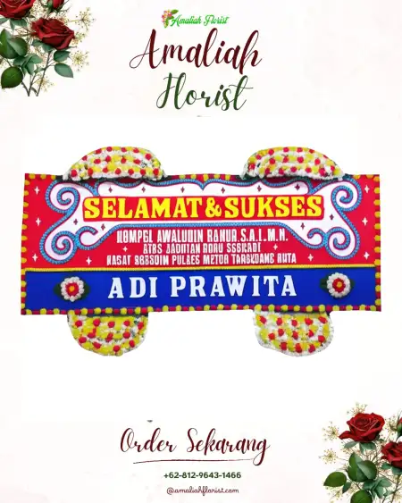 Papan Bunga Ucapan Selamat Topos